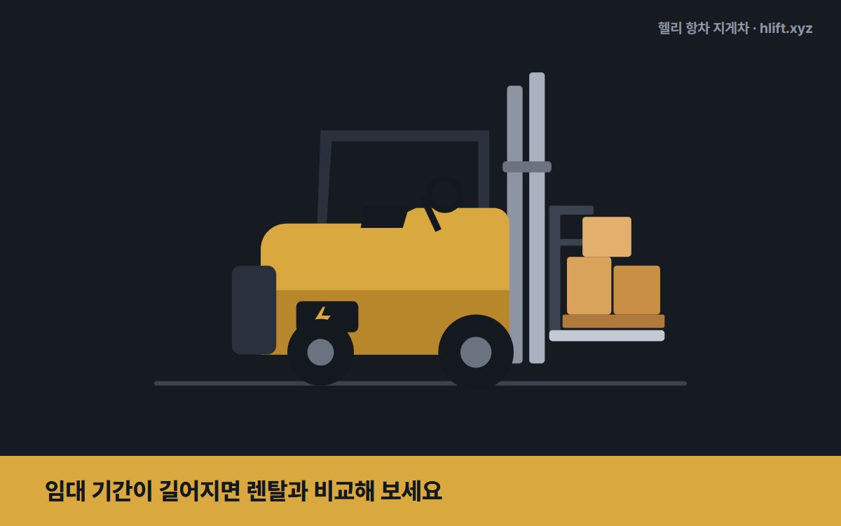임대 기간이 길어지면 렌탈과 비교해 보세요